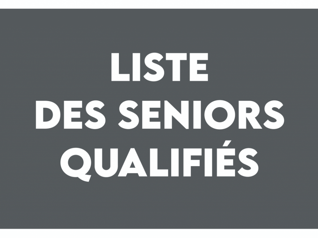 Image de l'actu 'Liste des seniors qualifiés'
