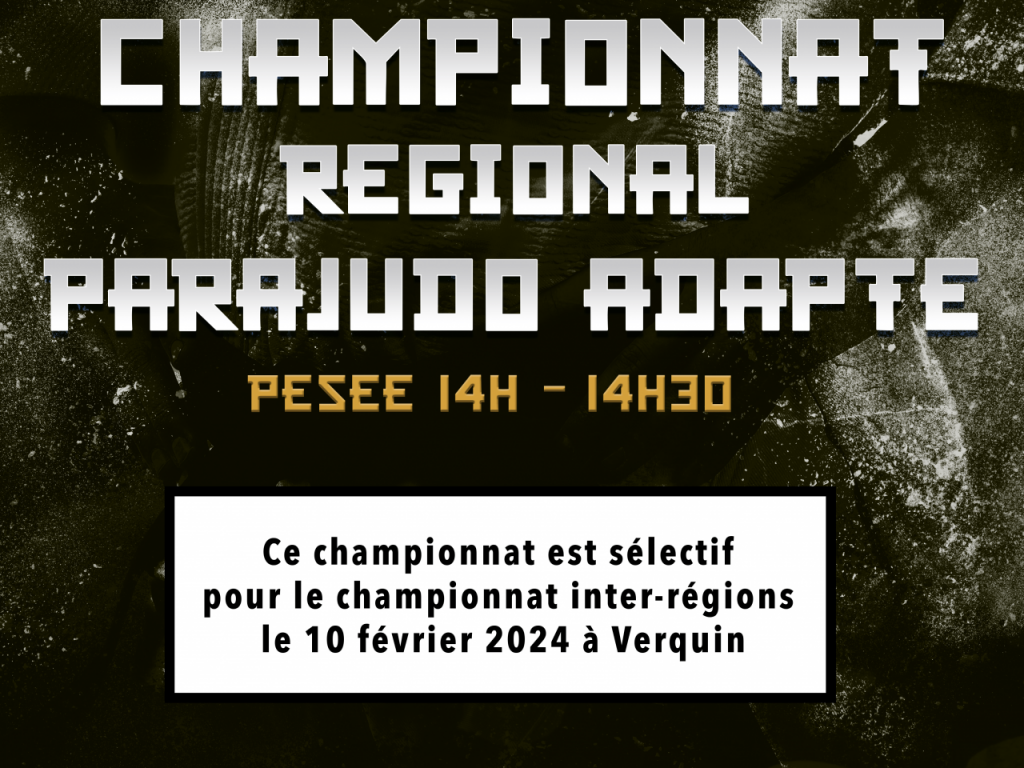 Image de l'actu 'Championnat régional para judo adapté le 18 novembre à Béthune'
