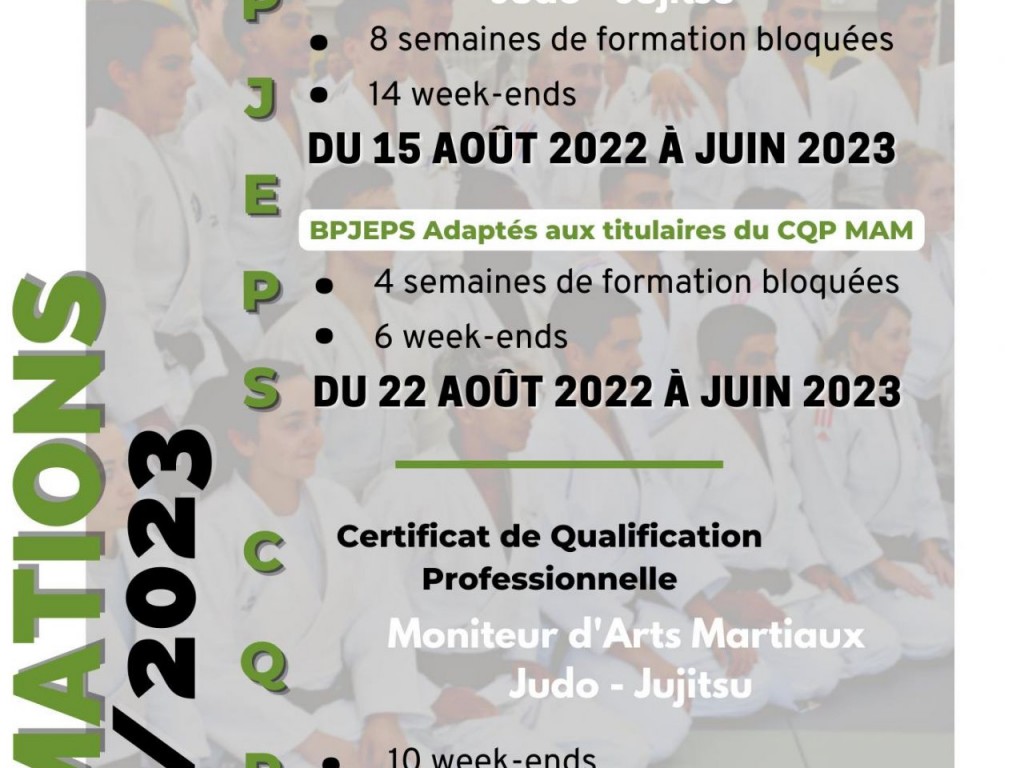 Image de l'actu 'Formation 2022/2023 de la Ligue HDF Judo'