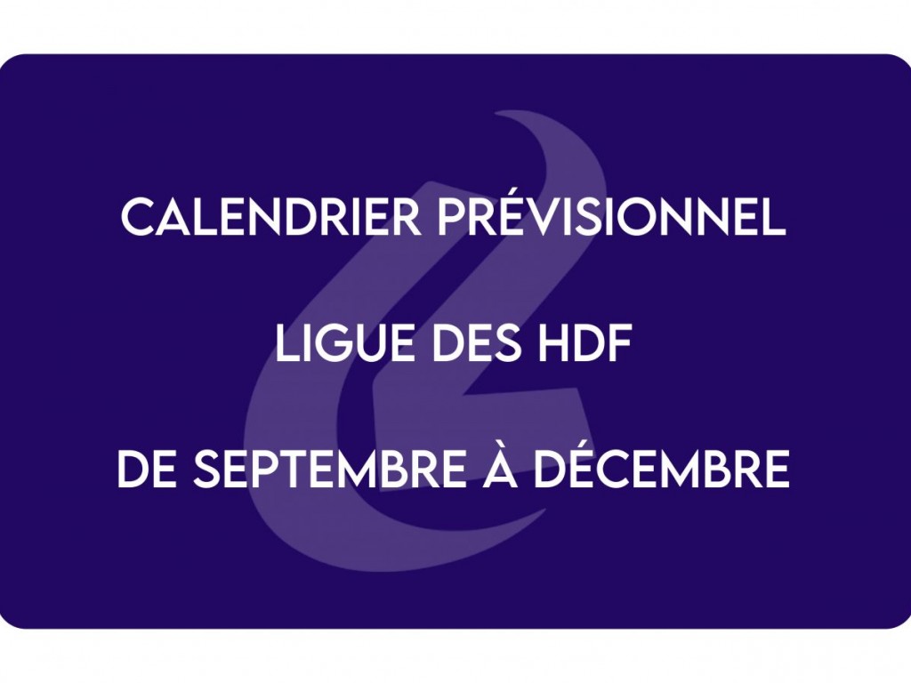 Image de l'actu 'Calendrier prévisionnel de la Ligue HDF JUDO'