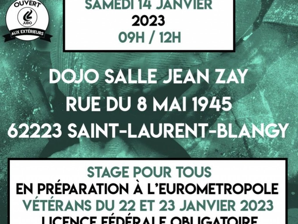 Image de l'actu 'Stage Vétérans le 14 janvier à St Laurent Blangy'