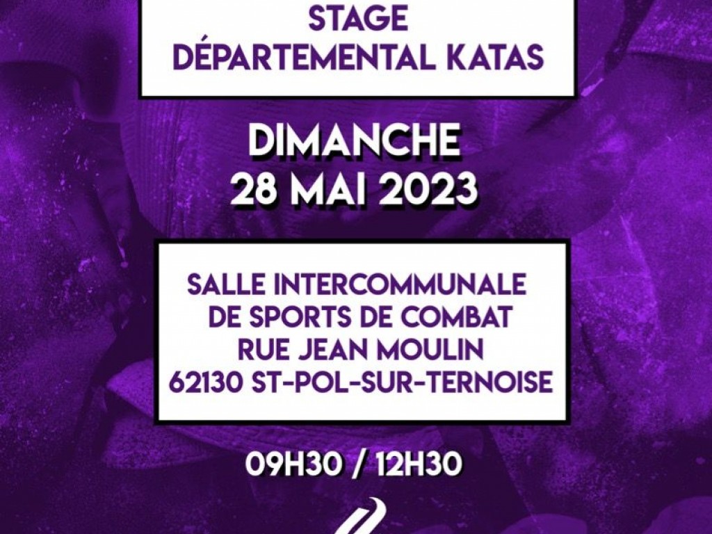 Image de l'actu 'Stage Kata le 28 mai à St Pol/Ternoise'