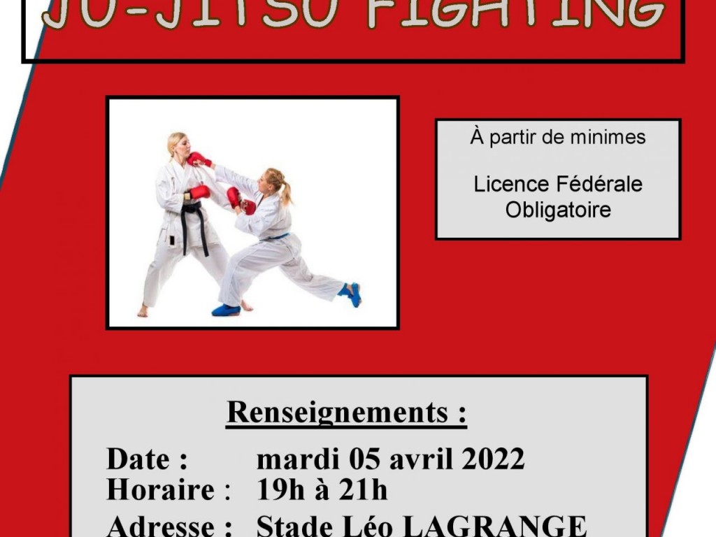 Image de l'actu 'Entraînement ju-jitsu fighting le mardi 5 avril à Lapugnoy'