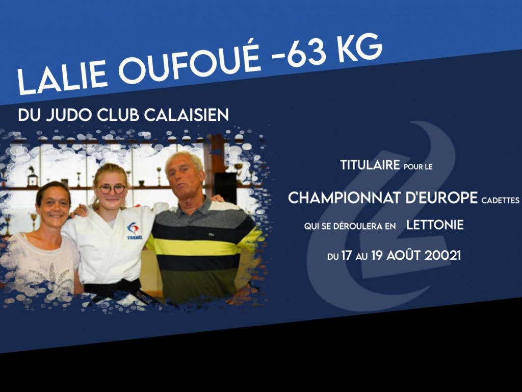 Image de l'actu 'Lalie OUFOUÉ, titulaire pour le championnat d'Europe Cadets'