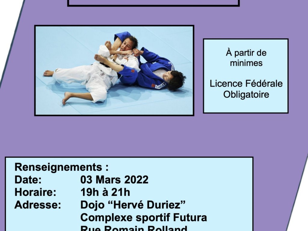 Image de l'actu 'Entraînement Ne Waza le jeudi 3 mars à Hersin Coupigny'